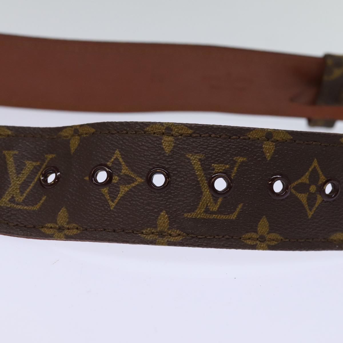 LOUIS VUITTON Monogram Ceinture Belt Old model  LV Auth ti1660