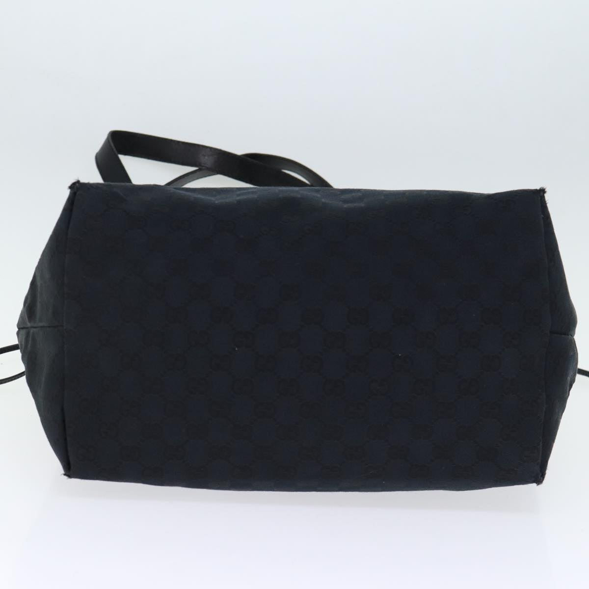 GUCCI GG Canvas Shoulder Bag Black Auth ti1681