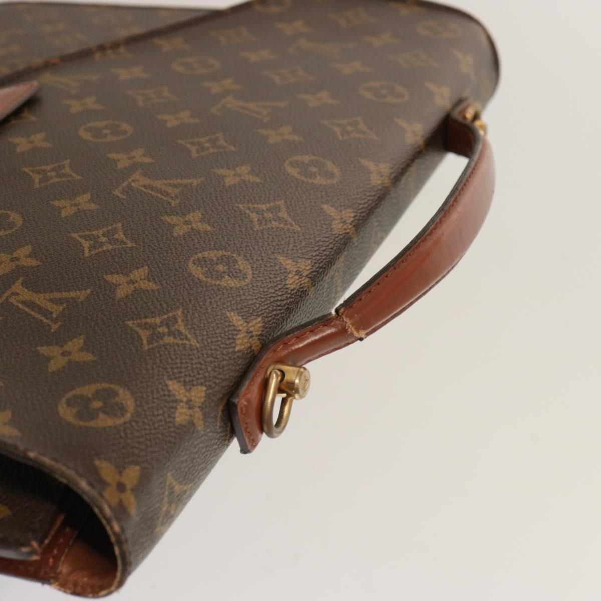 LOUIS VUITTON Monogram Porte Documents Bandouliere Bag M53338 LV Auth ti1706