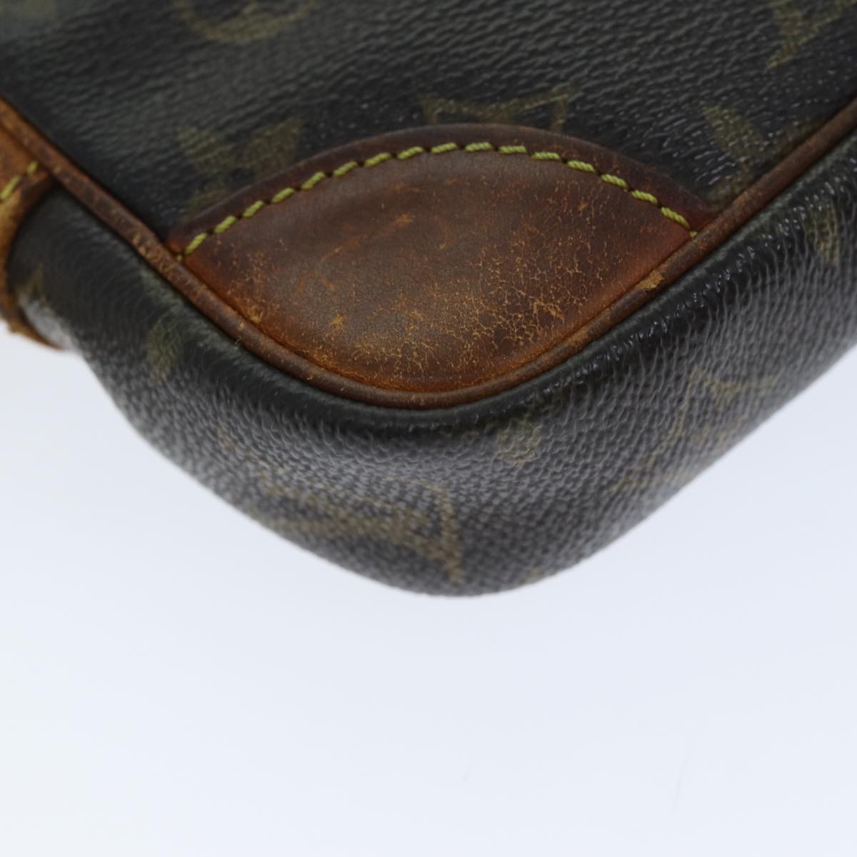 LOUIS VUITTON Monogram Marly Dragonne PM Clutch Bag M51827 LV Auth ti1709