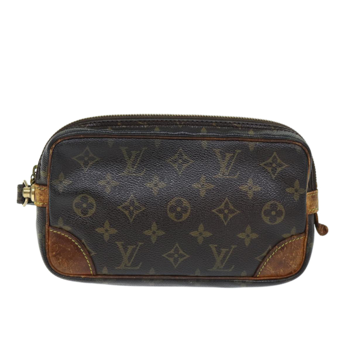 LOUIS VUITTON Monogram Marly Dragonne PM Clutch Bag M51827 LV Auth ti1709