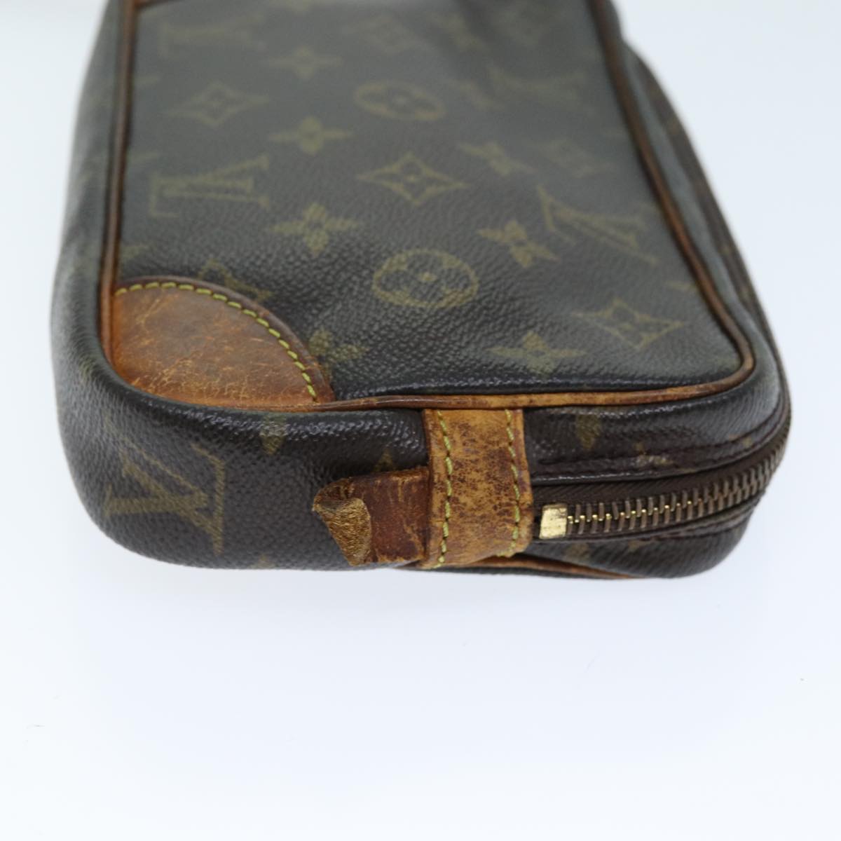 LOUIS VUITTON Monogram Marly Dragonne PM Clutch Bag M51827 LV Auth ti1709