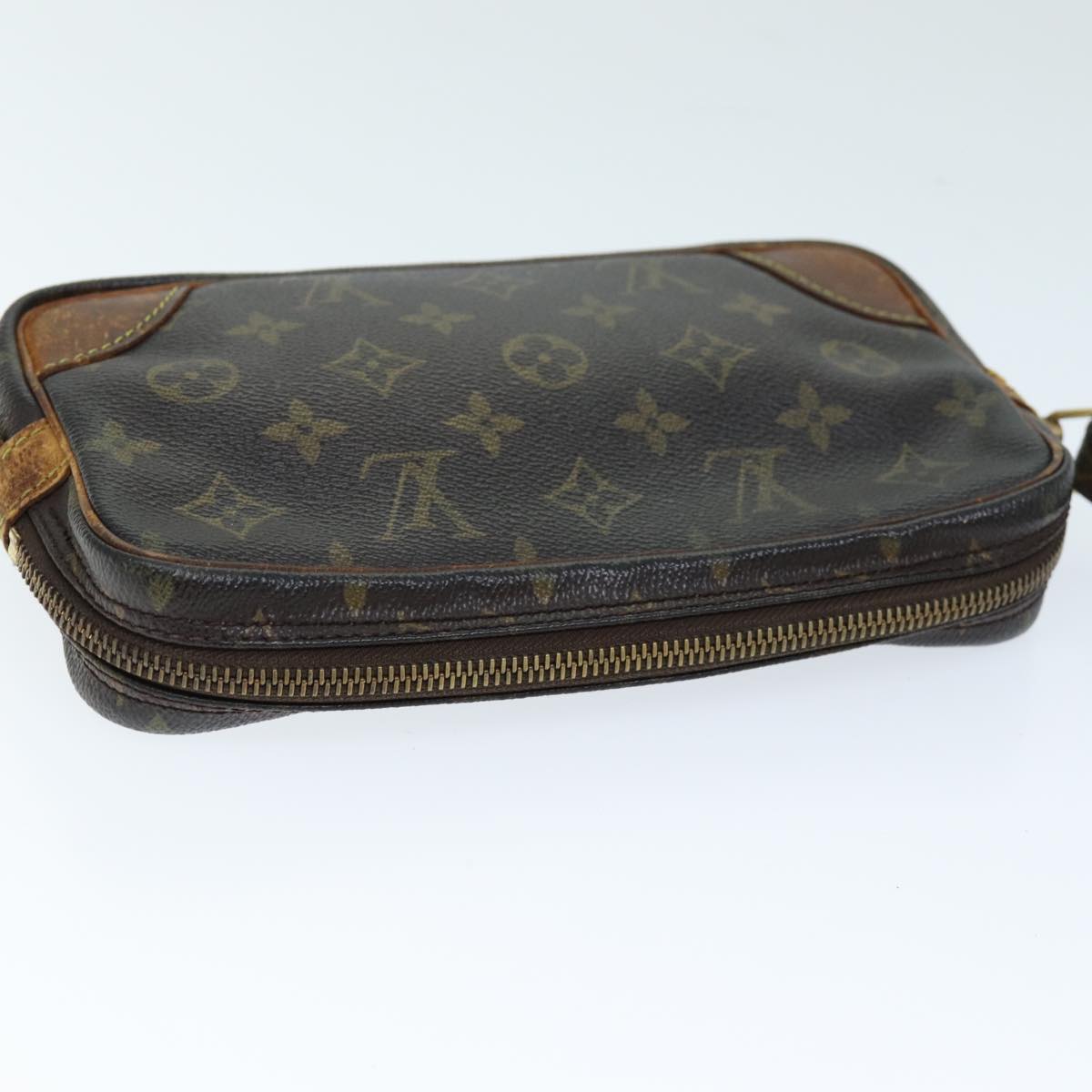 LOUIS VUITTON Monogram Marly Dragonne PM Clutch Bag M51827 LV Auth ti1709