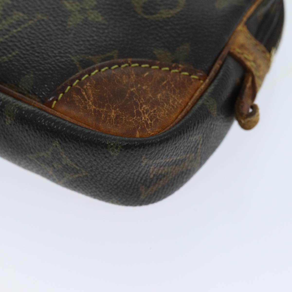 LOUIS VUITTON Monogram Marly Dragonne PM Clutch Bag M51827 LV Auth ti1709