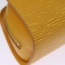 LOUIS VUITTON Epi Dauphine PM Pouch Yellow M48449 LV Auth ti1745-15