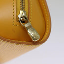 LOUIS VUITTON Epi Dauphine PM Pouch Yellow M48449 LV Auth ti1745-8