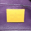 LOUIS VUITTON Epi Dauphine PM Pouch Yellow M48449 LV Auth ti1745-9