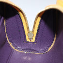 LOUIS VUITTON Epi Dauphine PM Pouch Yellow M48449 LV Auth ti1745-17