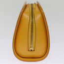 LOUIS VUITTON Epi Dauphine PM Pouch Yellow M48449 LV Auth ti1745-4