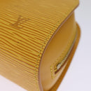 LOUIS VUITTON Epi Dauphine PM Pouch Yellow M48449 LV Auth ti1745-14