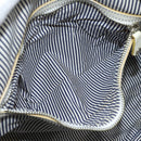 BURBERRY Blue Label Tote Bag Canvas 2Set White Black Auth ti1750-11