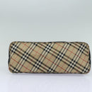 BURBERRY Blue Label Tote Bag Canvas 2Set White Black Auth ti1750-17