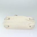 BURBERRY Blue Label Tote Bag Canvas 2Set White Black Auth ti1750-8