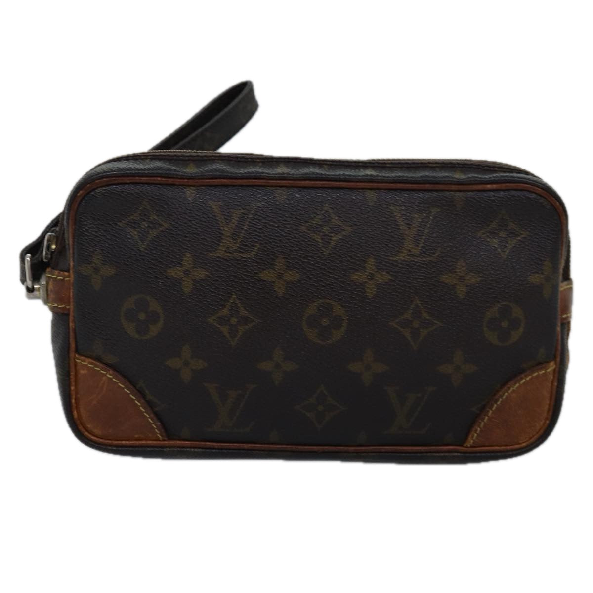 LOUIS VUITTON Monogram Marly Dragonne PM Clutch Bag M51827 LV Auth ti1754