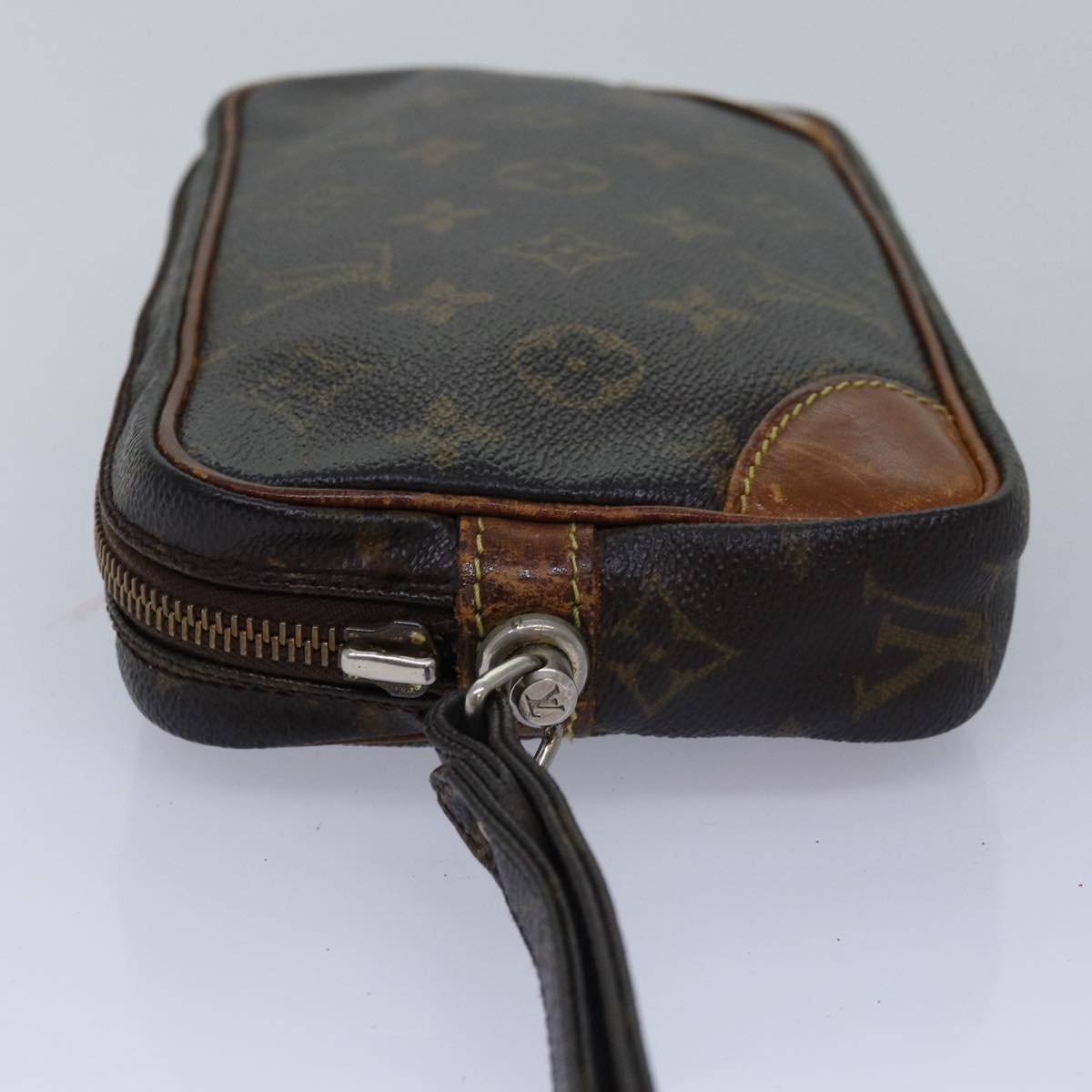 LOUIS VUITTON Monogram Marly Dragonne PM Clutch Bag M51827 LV Auth ti1754