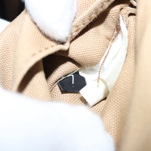 BURBERRY Nova Check Blue Label Shoulder Bag Canvas Beige Brown Auth ti1756