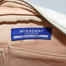 BURBERRY Nova Check Blue Label Shoulder Bag Canvas Pink Auth ti1757-15