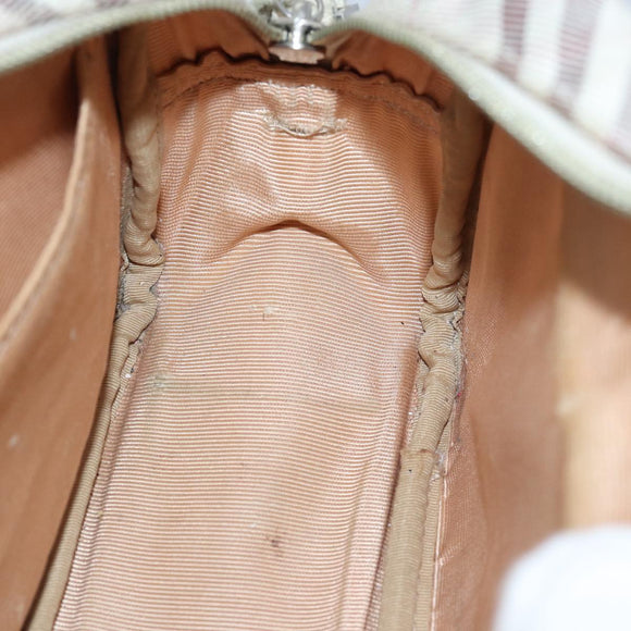 BURBERRY Nova Check Blue Label Shoulder Bag Canvas Pink Auth ti1757