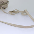 BURBERRY Nova Check Blue Label Shoulder Bag Canvas Pink Auth ti1757-7