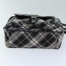 BURBERRY Nova Check Blue Label Shoulder Bag Black Auth ti1758-10
