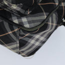 BURBERRY Nova Check Blue Label Shoulder Bag Black Auth ti1758-11