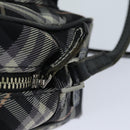 BURBERRY Nova Check Blue Label Shoulder Bag Black Auth ti1758-16