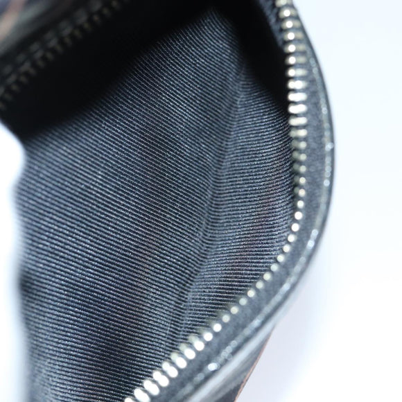 BURBERRY Nova Check Blue Label Shoulder Bag Black Auth ti1758