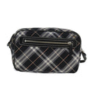 BURBERRY Nova Check Blue Label Shoulder Bag Black Auth ti1758-3