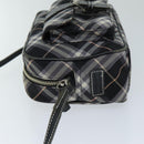 BURBERRY Nova Check Blue Label Shoulder Bag Black Auth ti1758-5