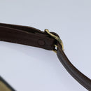 Burberrys Nova Check Blue Label Hand Bag Canvas Black Auth ti1774-8