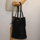 Burberrys Nova Check Blue Label Shoulder Bag Nylon Black Beige Auth ti1781-20