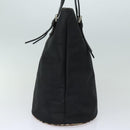 Burberrys Nova Check Blue Label Shoulder Bag Nylon Black Beige Auth ti1781-4