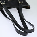 Burberrys Nova Check Blue Label Shoulder Bag Nylon Black Beige Auth ti1781-7