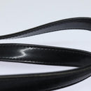 Burberrys Nova Check Blue Label Shoulder Bag Nylon Black Beige Auth ti1781-8