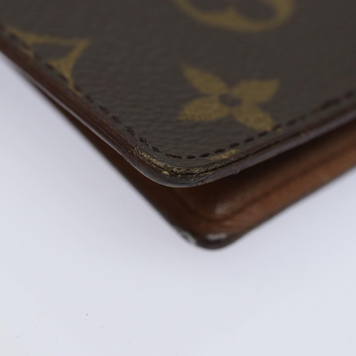 LOUIS VUITTON Monogram Agenda PM Day Planner Cover R20005 LV Auth ti1789