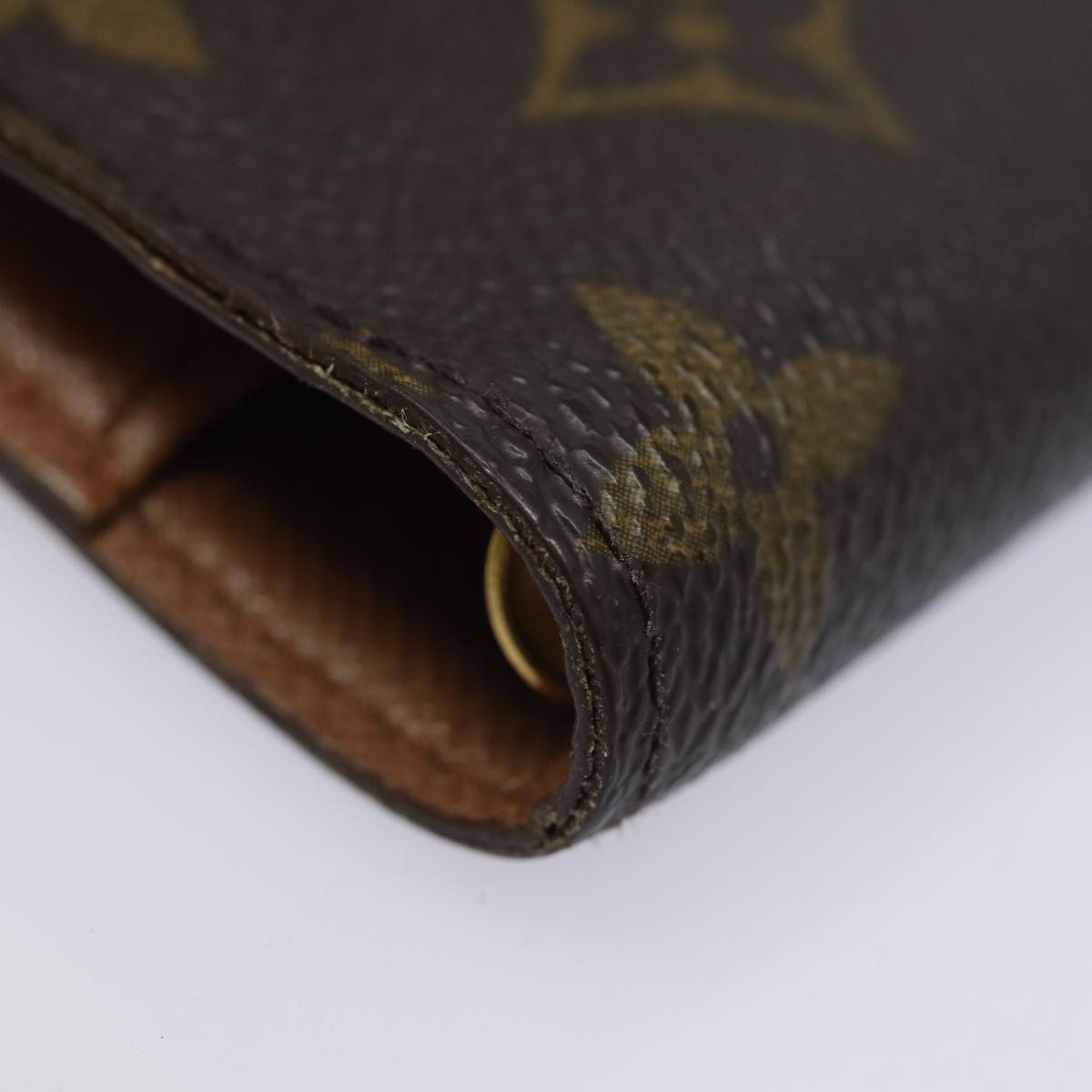 LOUIS VUITTON Monogram Agenda PM Day Planner Cover R20005 LV Auth ti1789