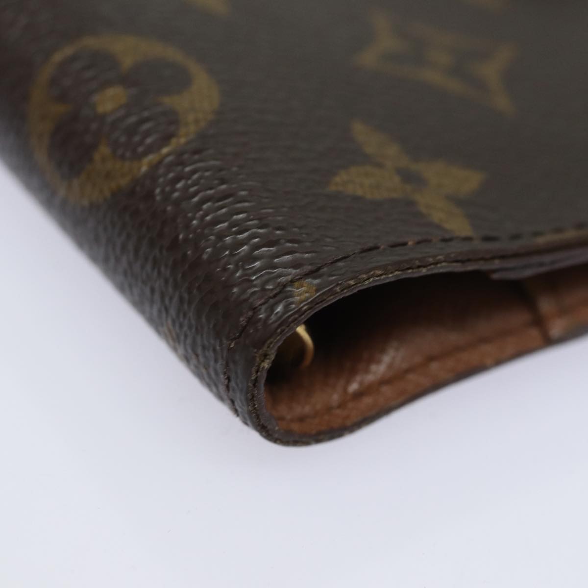 LOUIS VUITTON Monogram Agenda PM Day Planner Cover R20005 LV Auth ti1789