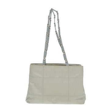 PRADA Shoulder Bag Nylon Gray Auth ti1817 - 0