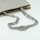 PRADA Shoulder Bag Nylon Gray Auth ti1817-7