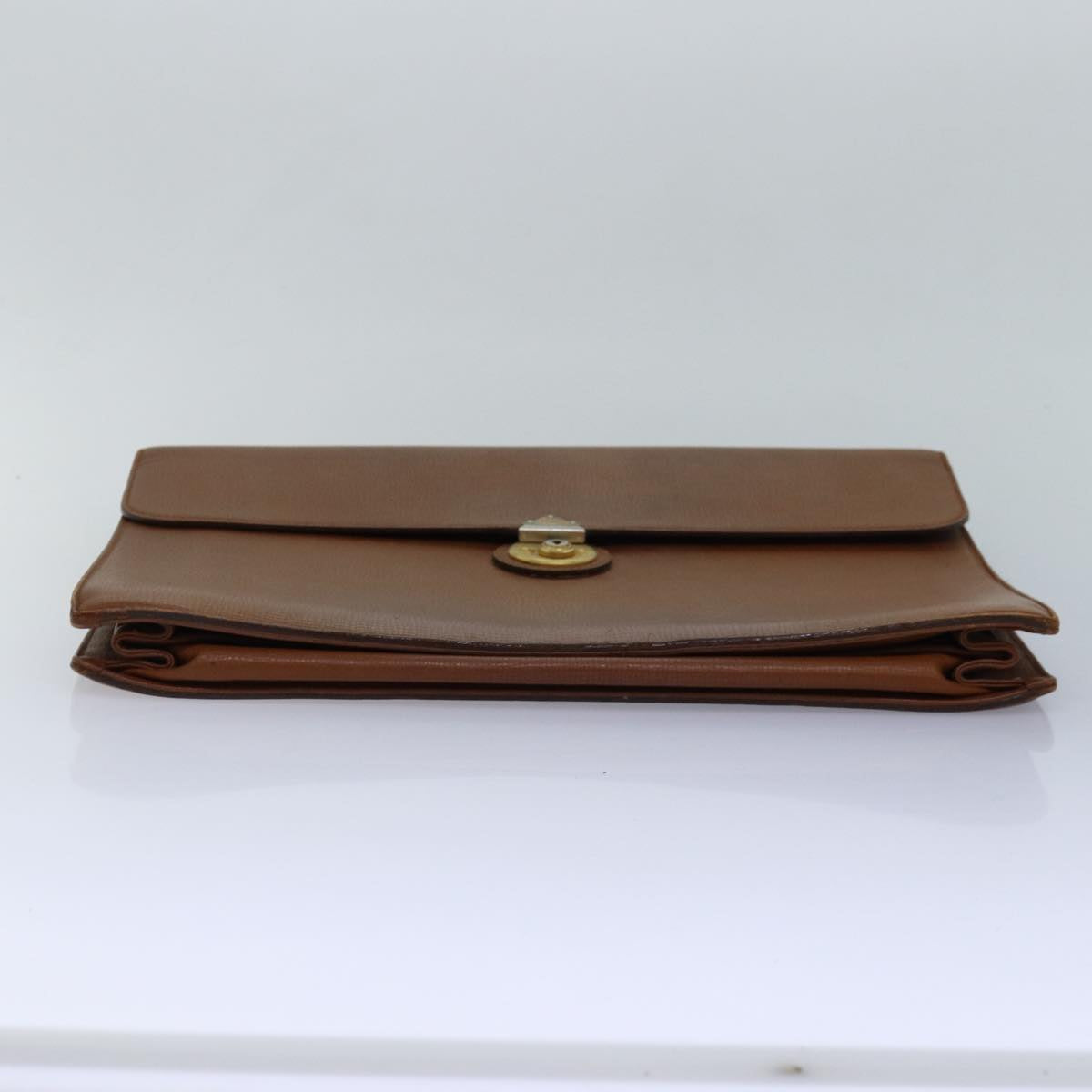 BURBERRY  Leather 2Set Brown Black Auth ti1832