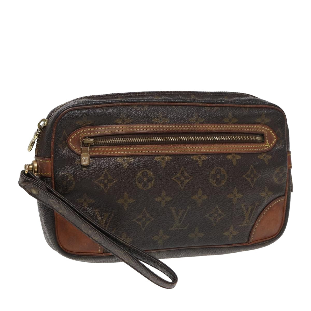 LOUIS VUITTON Monogram Marly Dragonne GM Clutch Bag M51825 LV Auth ti1835