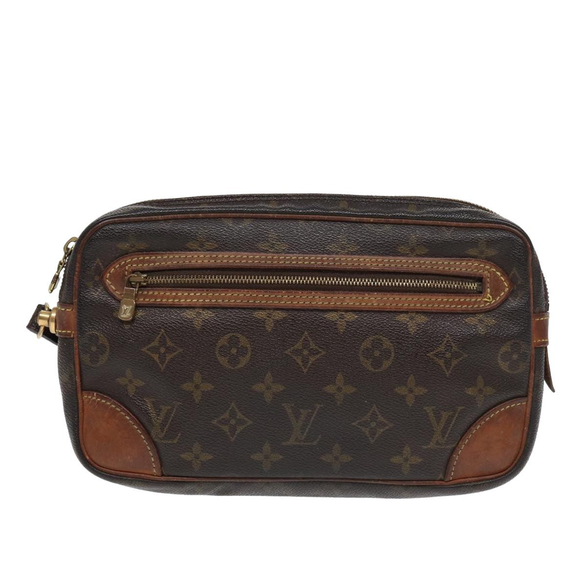 LOUIS VUITTON Monogram Marly Dragonne GM Clutch Bag M51825 LV Auth ti1835