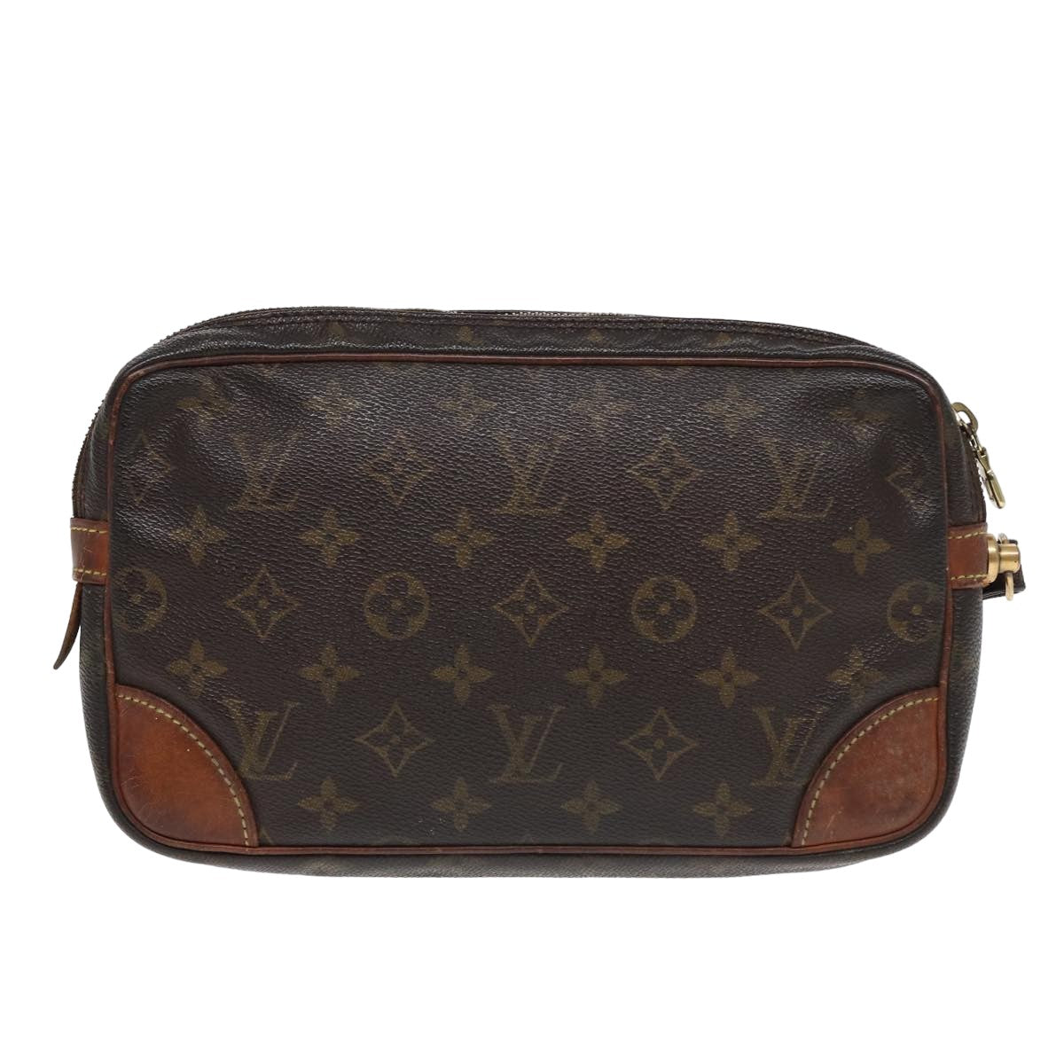 LOUIS VUITTON Monogram Marly Dragonne GM Clutch Bag M51825 LV Auth ti1835 - 0