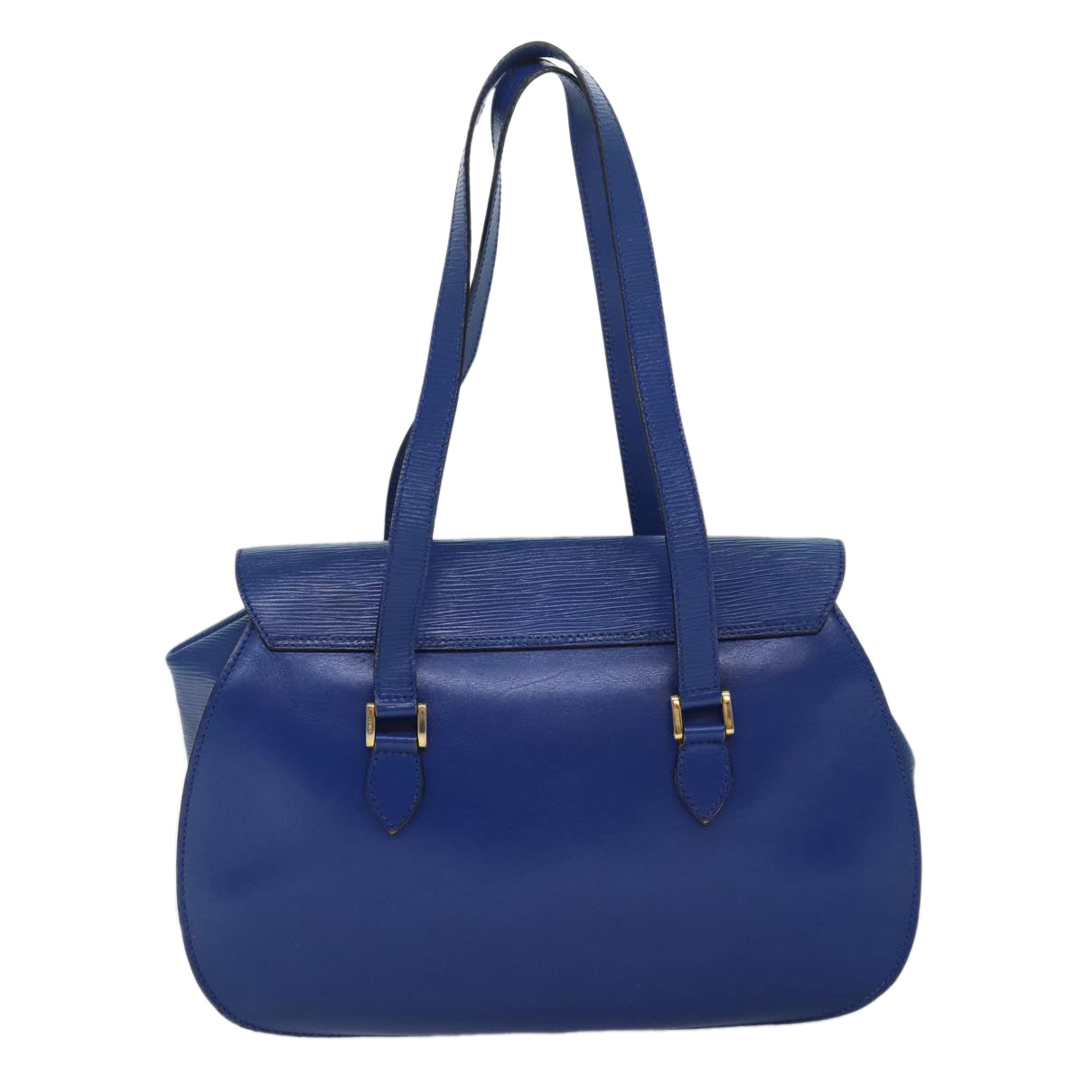 FENDI Shoulder Bag Leather Blue Auth ti1862 - 0