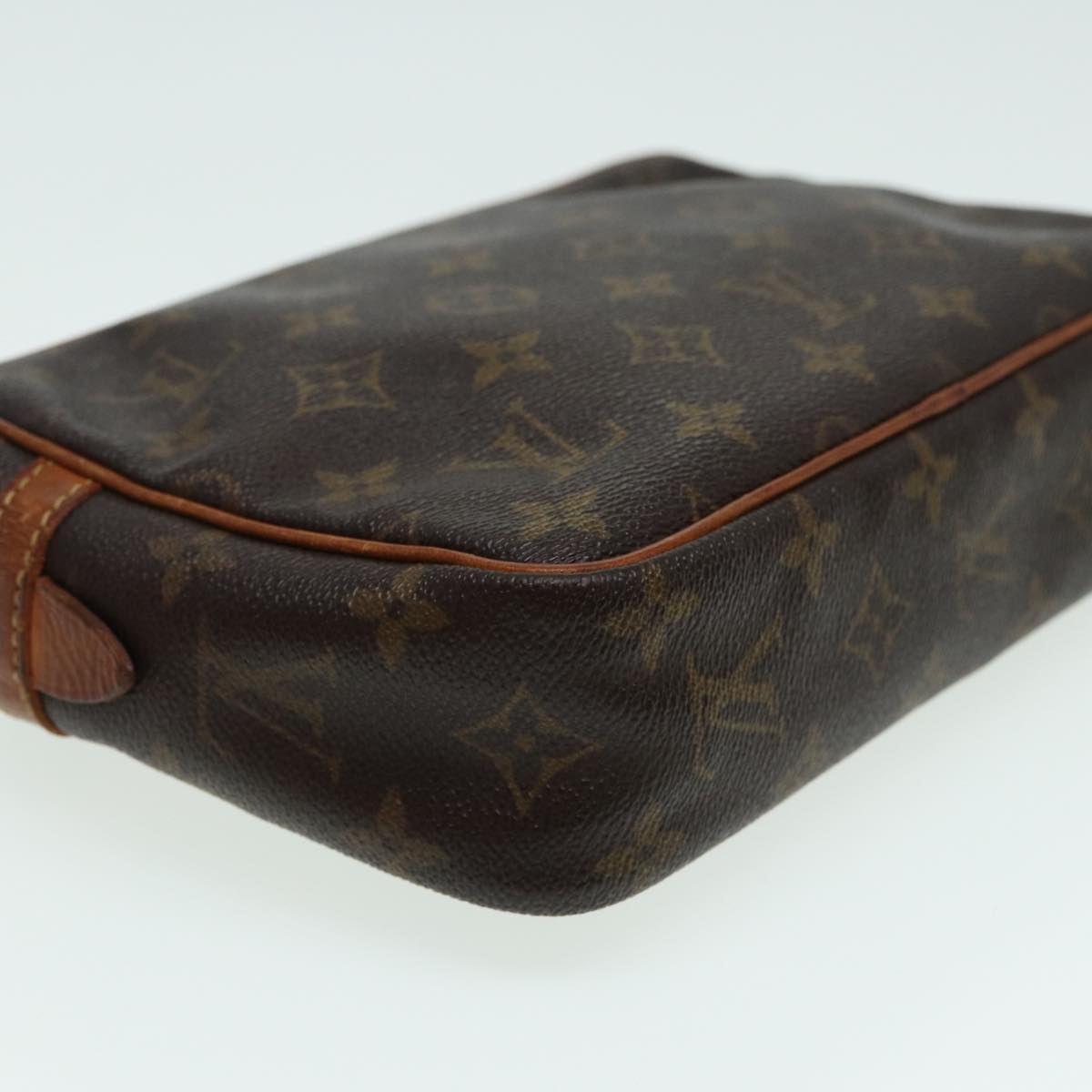 LOUIS VUITTON Monogram Compiegne 23 Clutch Bag M51847 LV Auth ti1880