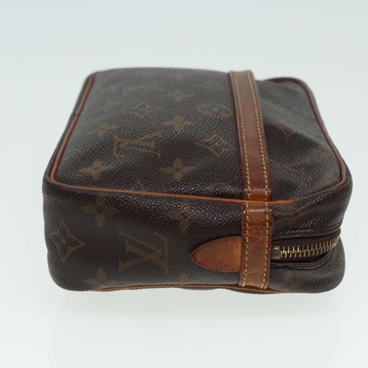 LOUIS VUITTON Monogram Compiegne 23 Clutch Bag M51847 LV Auth ti1880