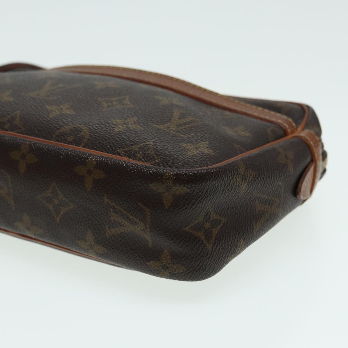 LOUIS VUITTON Monogram Compiegne 23 Clutch Bag M51847 LV Auth ti1880