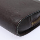 LOUIS VUITTON Taiga Baikal Clutch Bag Acajou M30186 LV Auth ti1884-16