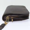 LOUIS VUITTON Taiga Baikal Clutch Bag Acajou M30186 LV Auth ti1884-4