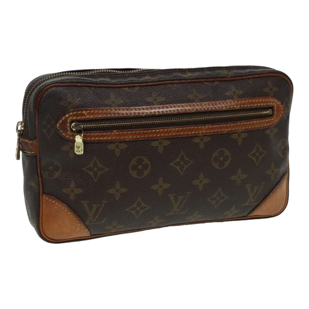 LOUIS VUITTON Monogram Marly Dragonne GM Clutch Bag M51825 LV Auth ti1893